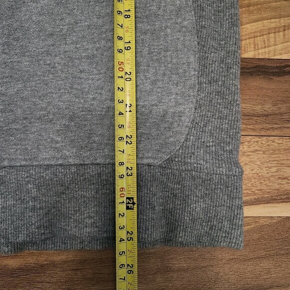 Lululemon Cozy Cuddle Up Jacket Full-Zip Heathered Grey Size 6 Euc - Picture 8 of 9